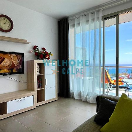 칼페 Lima Con Piscina Y Vista Al Mar 아파트 외부 사진