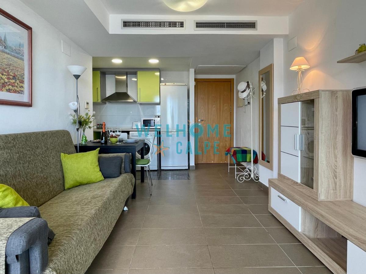 칼페 Lima Con Piscina Y Vista Al Mar 아파트 외부 사진
