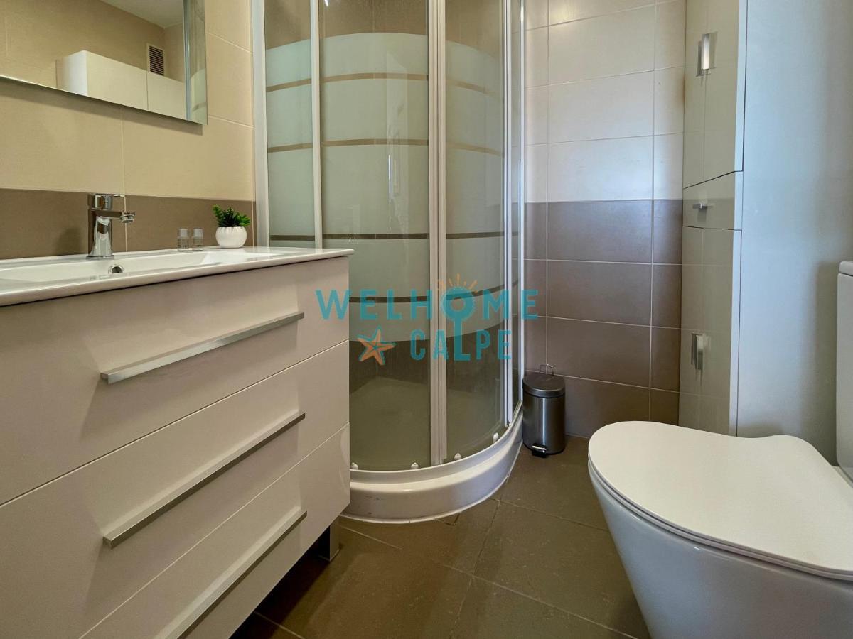 칼페 Lima Con Piscina Y Vista Al Mar 아파트 외부 사진