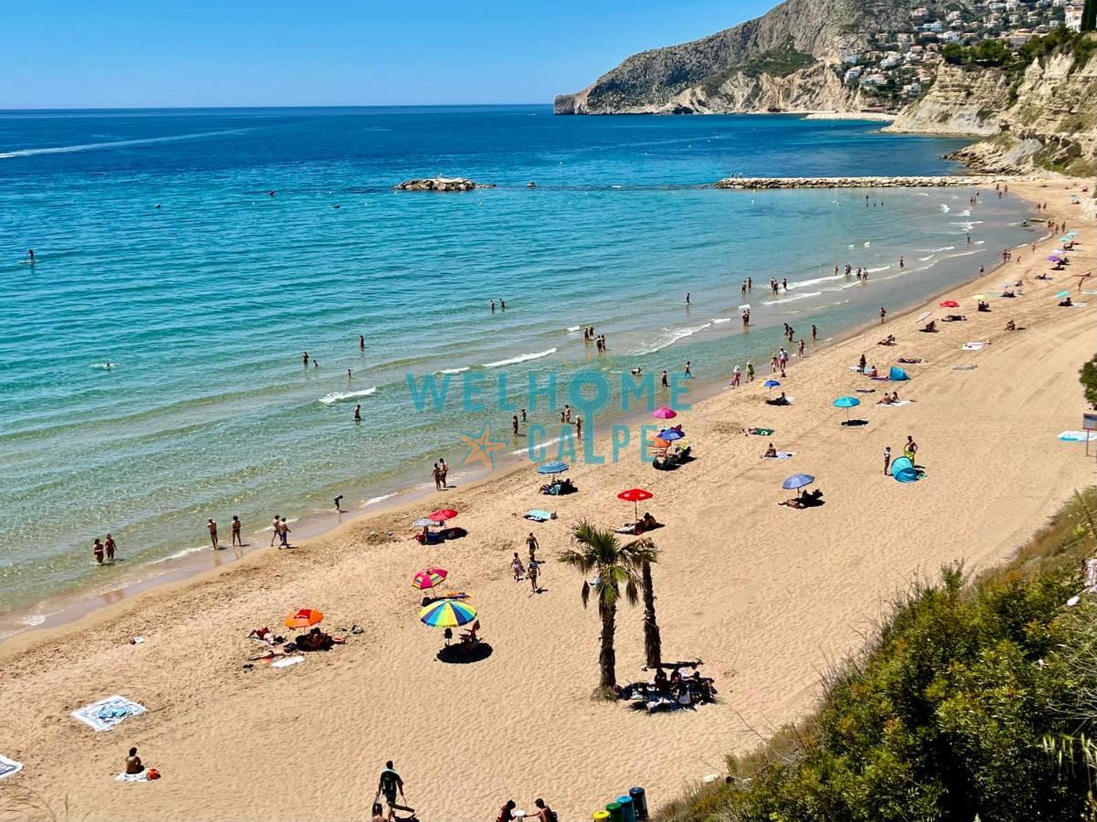 칼페 Lima Con Piscina Y Vista Al Mar 아파트 외부 사진