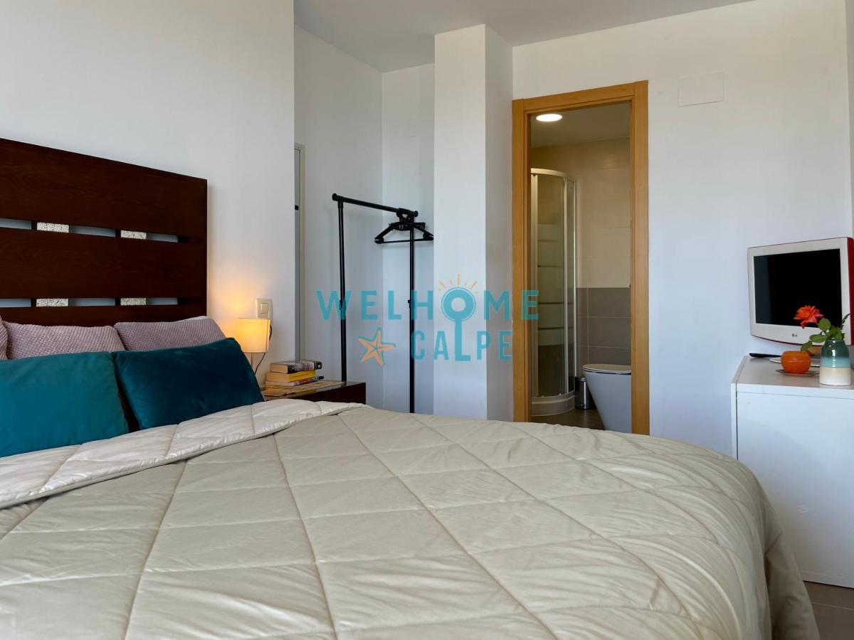 칼페 Lima Con Piscina Y Vista Al Mar 아파트 외부 사진