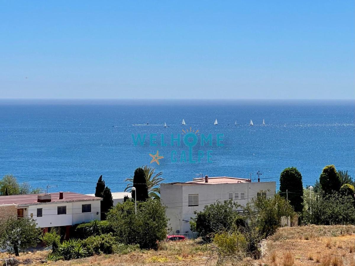 칼페 Lima Con Piscina Y Vista Al Mar 아파트 외부 사진