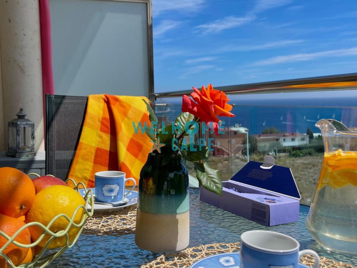 칼페 Lima Con Piscina Y Vista Al Mar 아파트 외부 사진