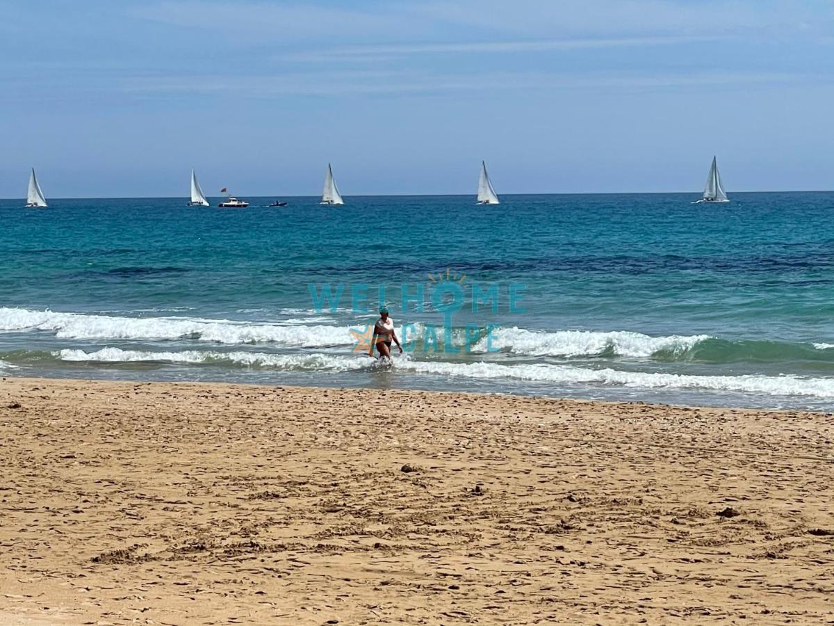 칼페 Lima Con Piscina Y Vista Al Mar 아파트 외부 사진