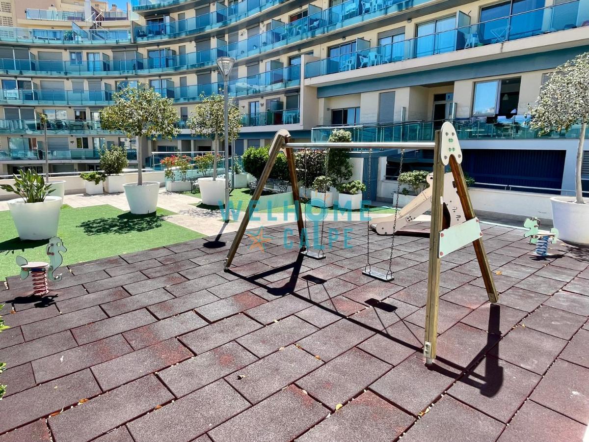 칼페 Lima Con Piscina Y Vista Al Mar 아파트 외부 사진