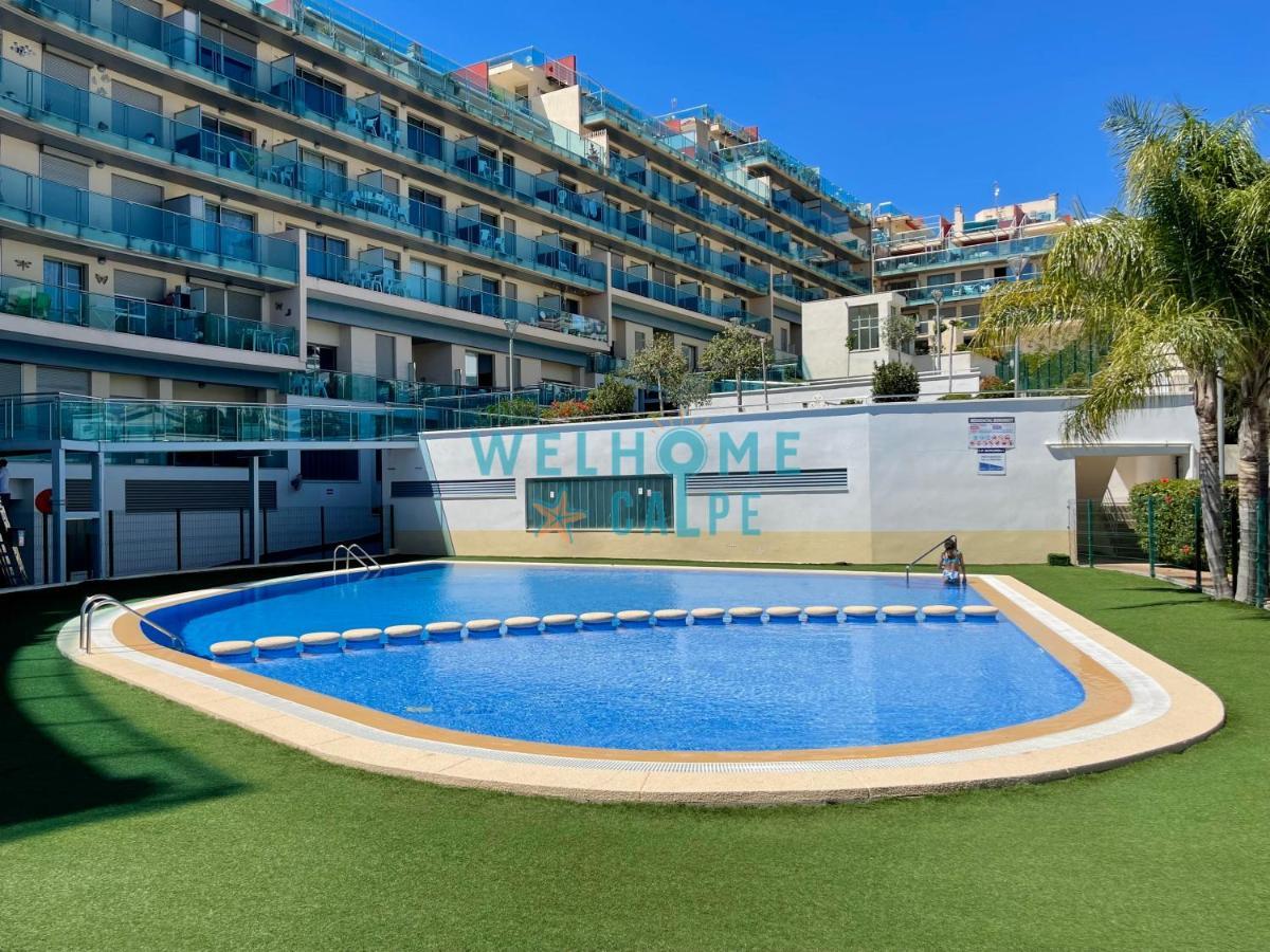 칼페 Lima Con Piscina Y Vista Al Mar 아파트 외부 사진