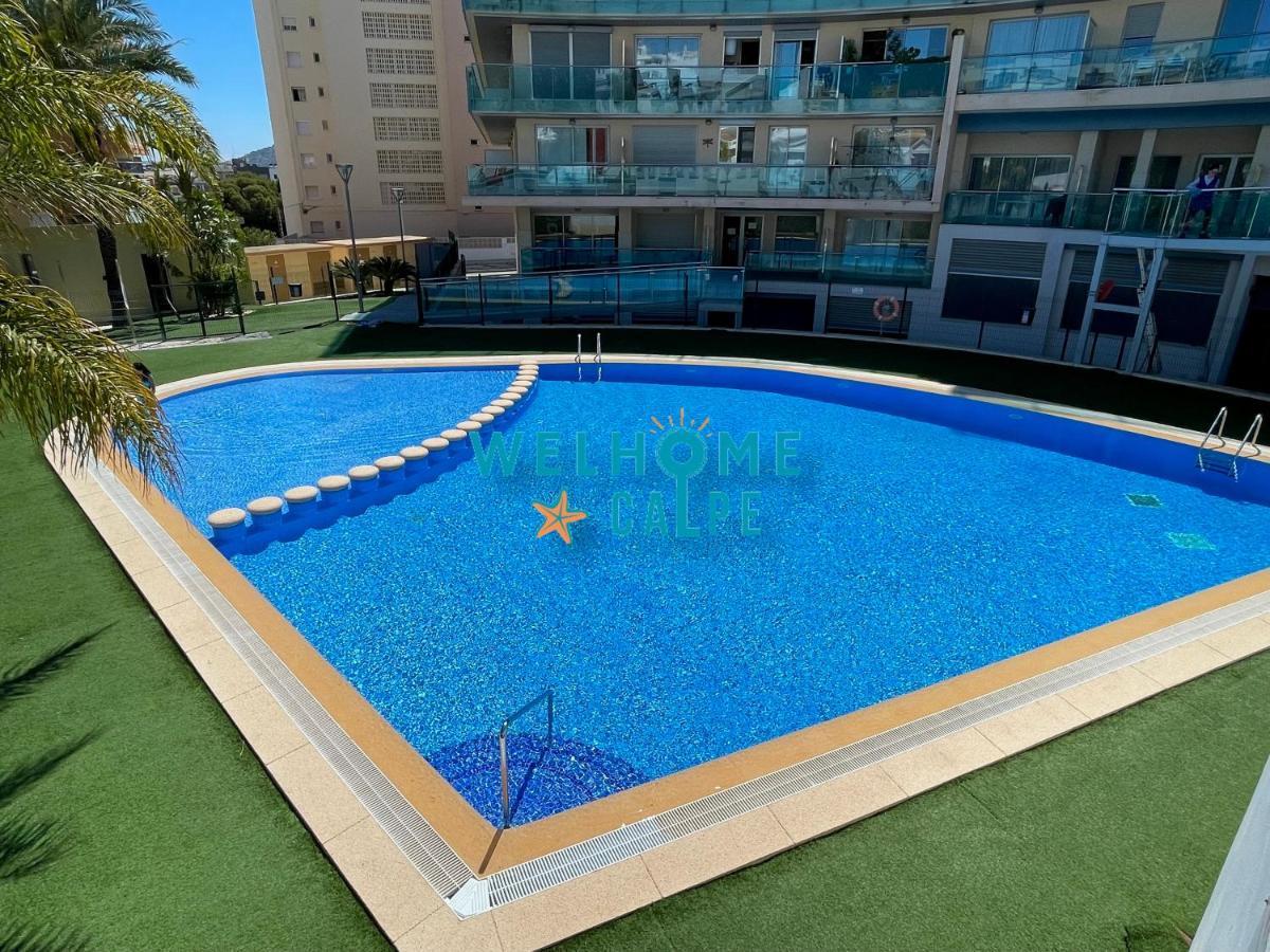 칼페 Lima Con Piscina Y Vista Al Mar 아파트 외부 사진